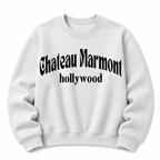 Chateau Marmont Hollywood vintage crewneck sweatshirt in Ash