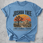 Joshua Tree National Park t-shirt Blue retro sunset desert landscape California Est 1994 graphic tee