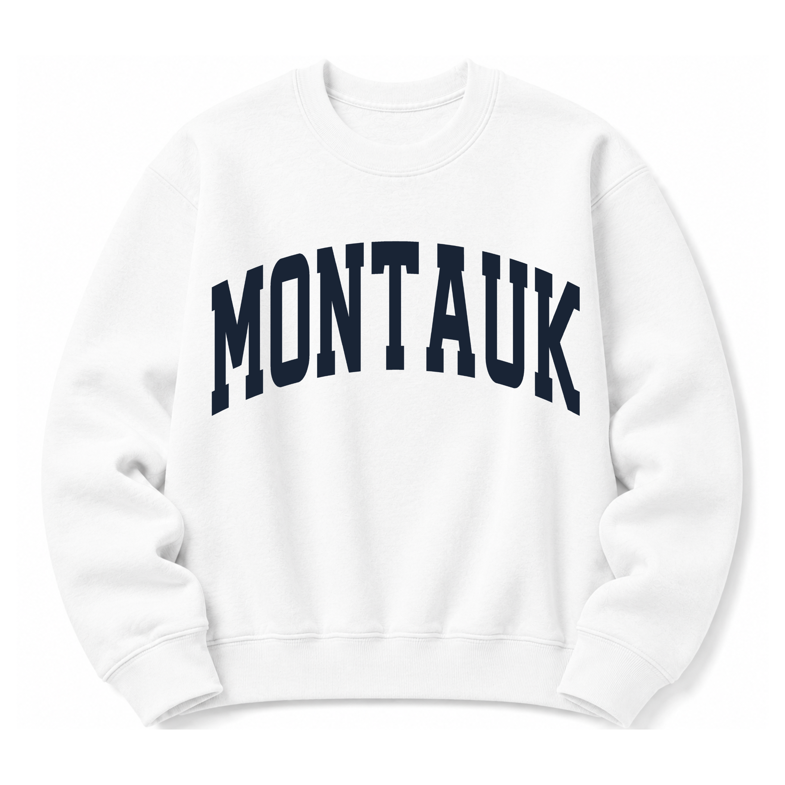 SoHo New York City vintage collegiate crewneck sweatshirt in White 