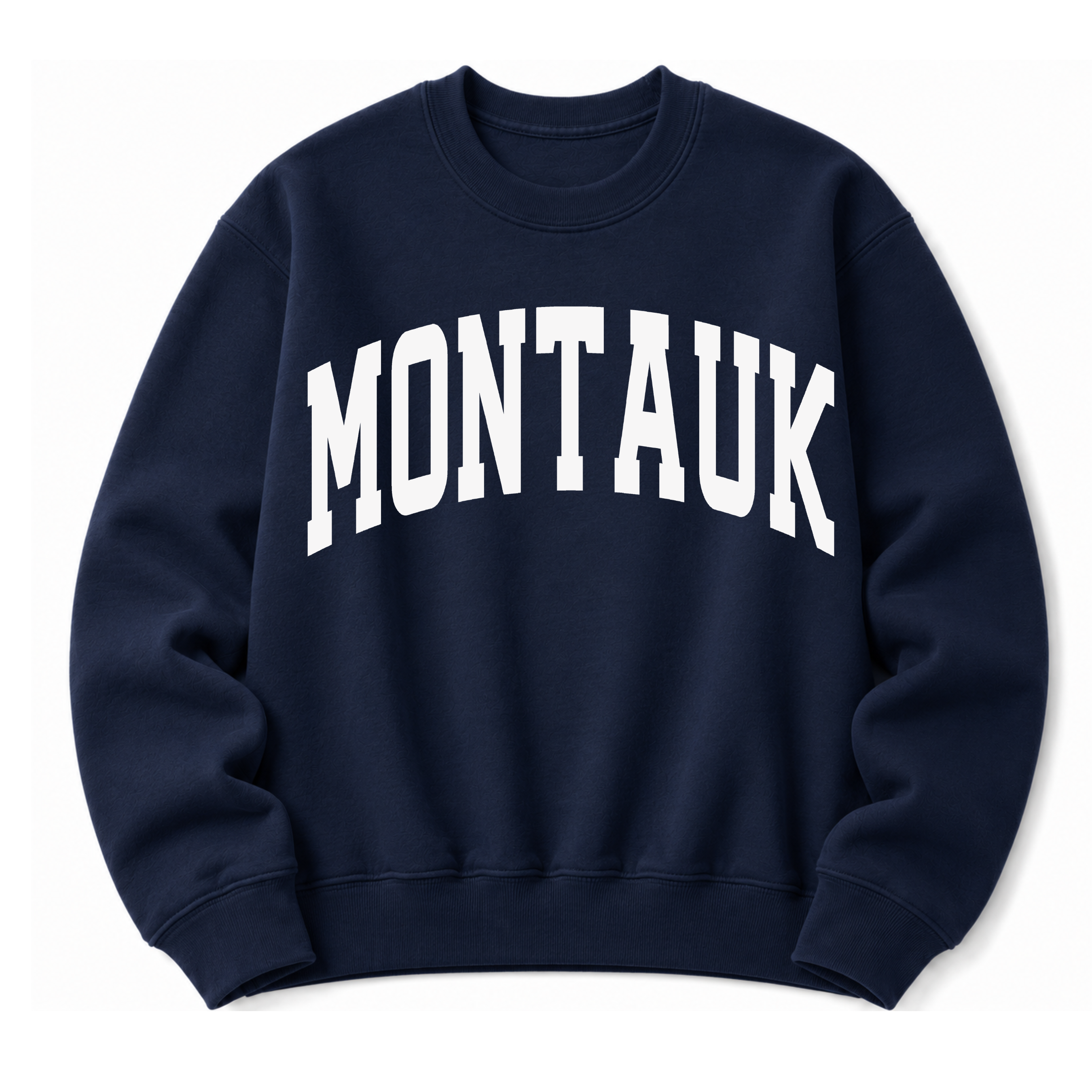 SoHo New York City vintage collegiate crewneck sweatshirt in Navy