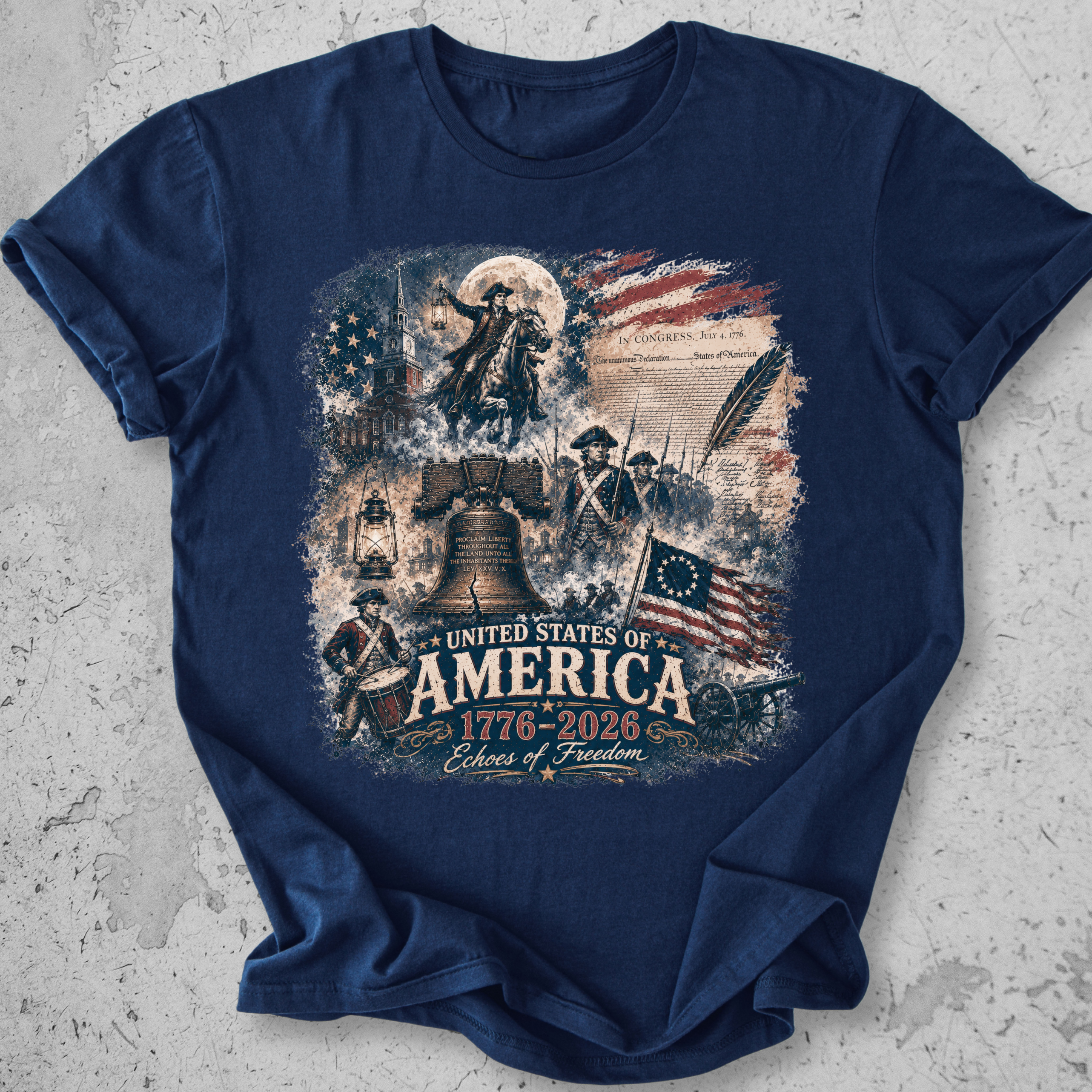 America  Vintage Style T-Shirt