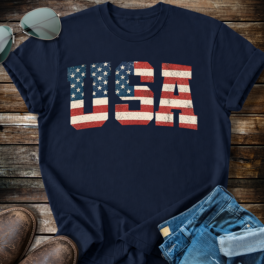 USA Flag T-shirt