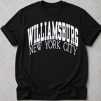 Williamsburg Brooklyn New York City t-shirt in back 