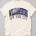 Williamsburg Brooklyn New York City t-shirt in white 