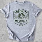 Yosemite Mountain Supply Co t-shirt Light Grey  Half Dome badge graphic tee since 1890