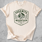 Yosemite Mountain Supply Co t-shirt Natural Half Dome badge graphic tee since 1890