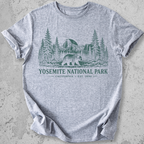 Yosemite National Park vintage bear Half Dome t-shirt in Sports Grey 