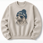 Otter Beanie Sweatshirt