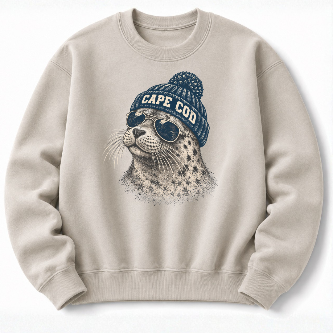 Otter Beanie Sweatshirt