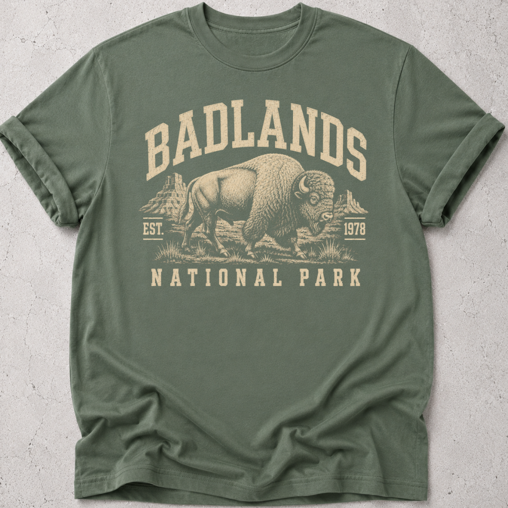 Badlands Bison T-shirt