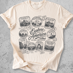 National Park Passport Stamps T-Shirt
