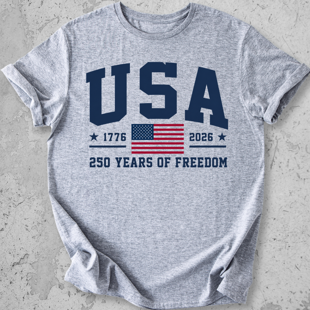 USA 250 Collegiate   T-Shirt