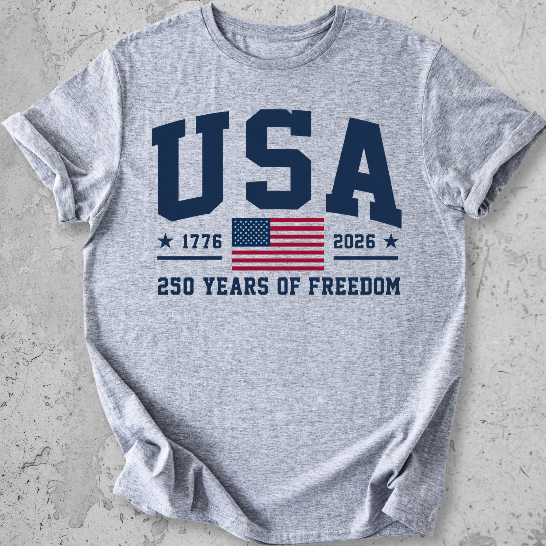 USA 250 Collegiate   T-Shirt