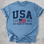 USA 250 Collegiate   T-Shirt