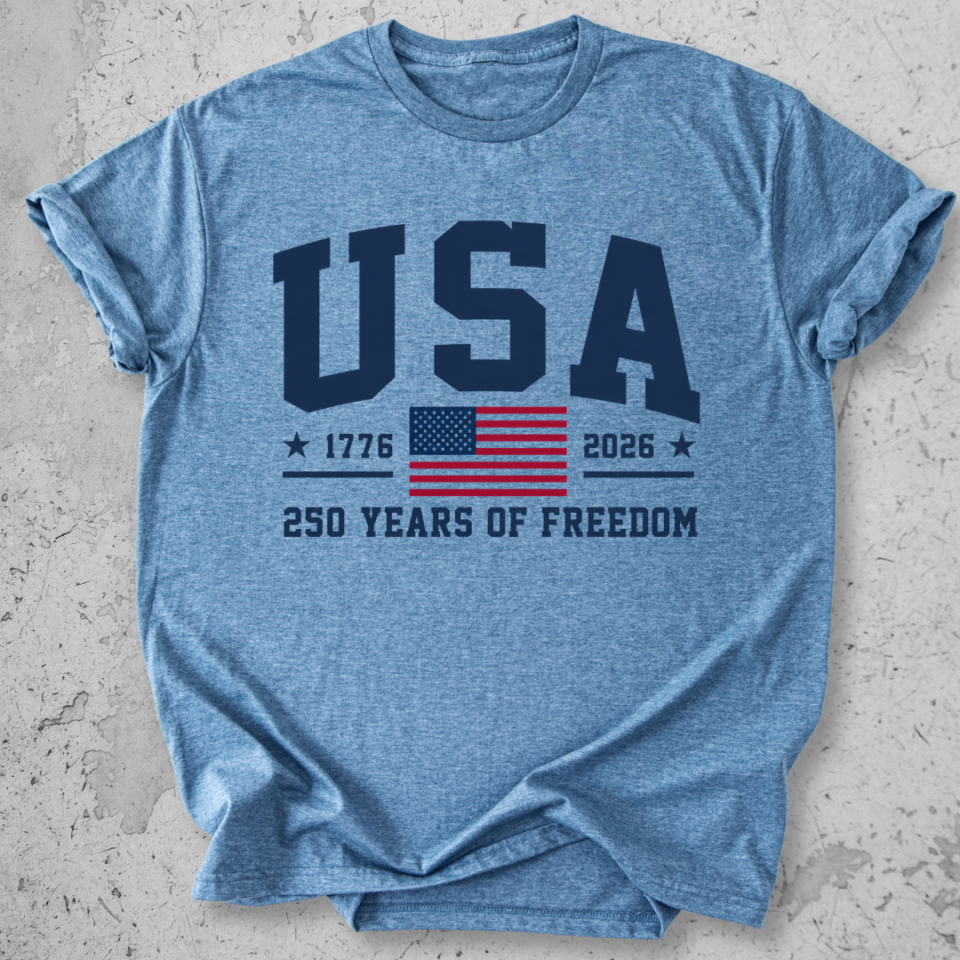 USA 250 Collegiate   T-Shirt