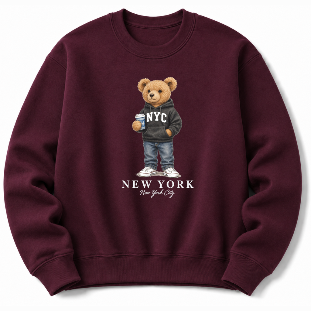 New York Teddy  Sweatshirt