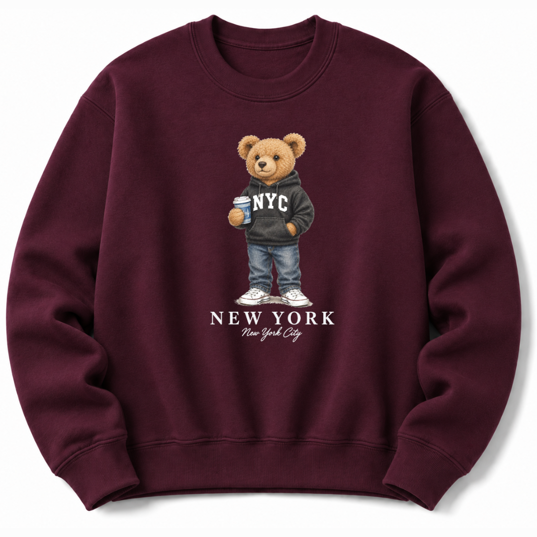 New York Teddy  Sweatshirt
