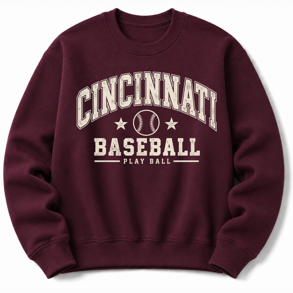 Cincinnati  Baseball Sweatshirt