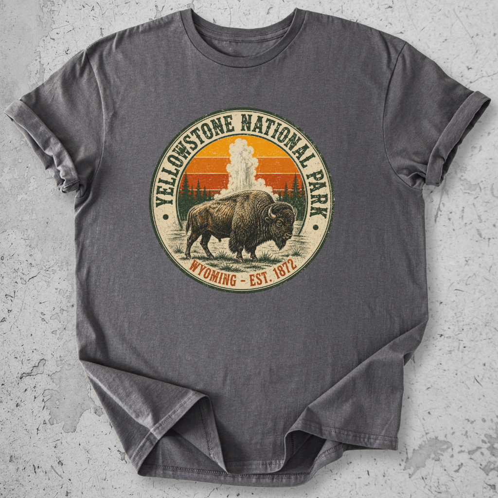 Yellowstone Medallion Bison T-Shirt