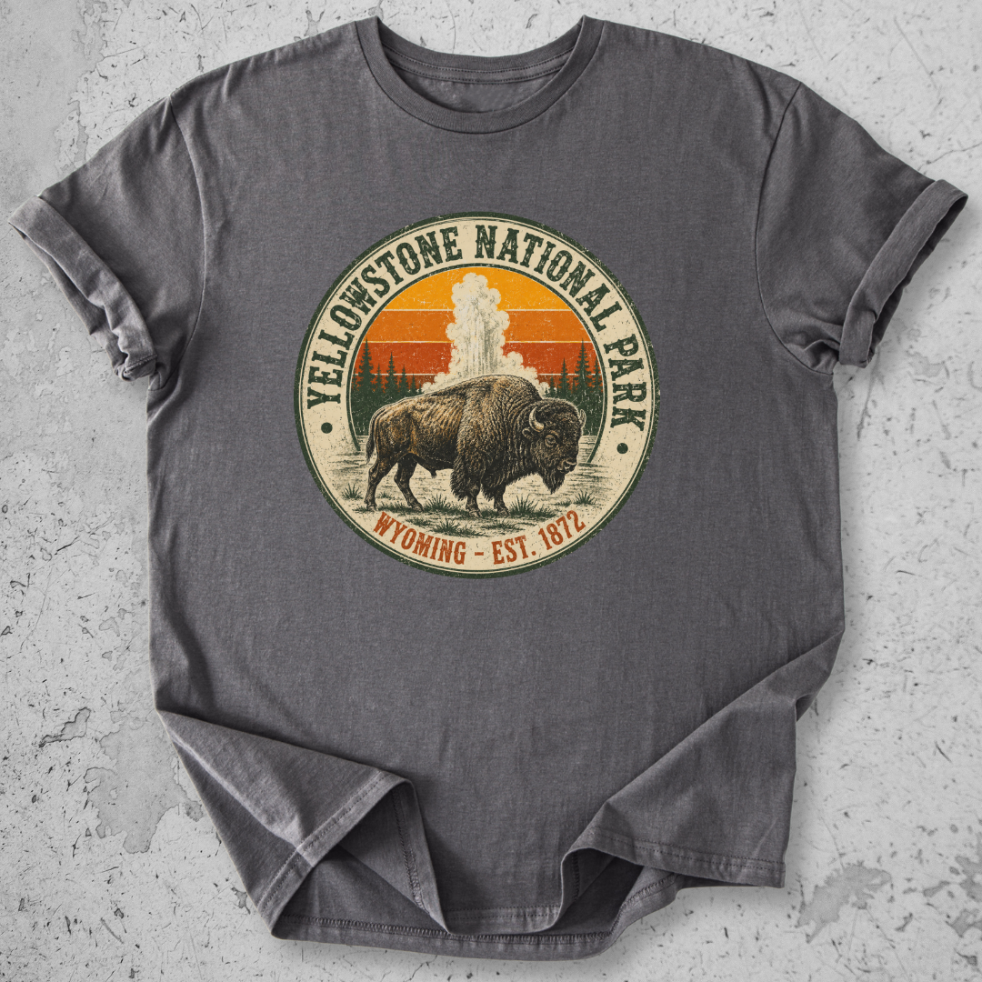 Yellowstone Medallion Bison T-Shirt