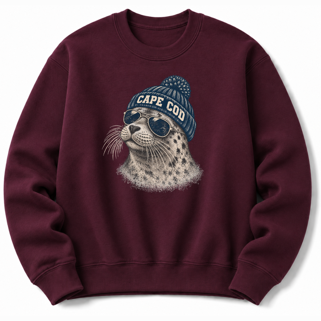 Otter Beanie Sweatshirt