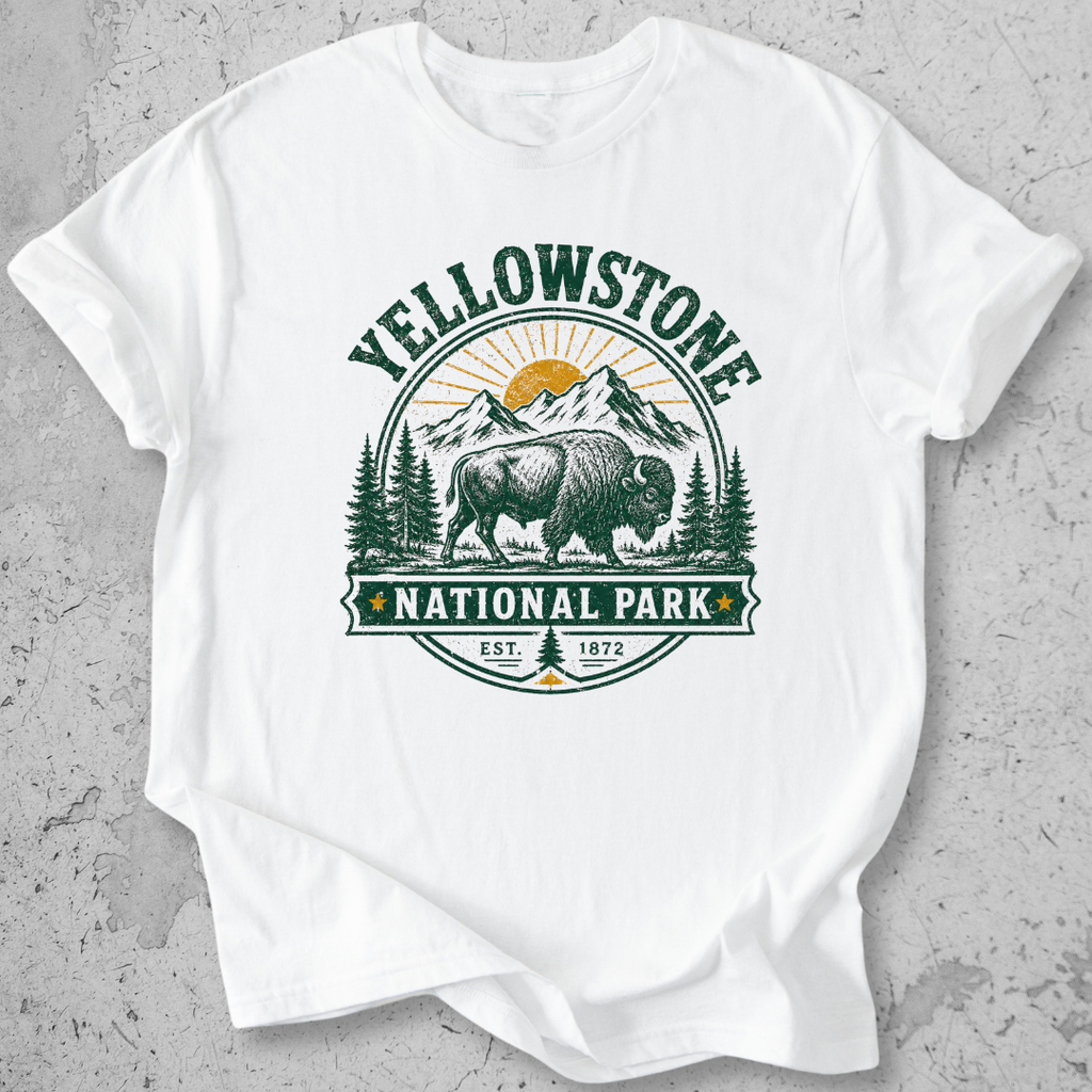 Yellowstone Medallion Bison T-Shirt