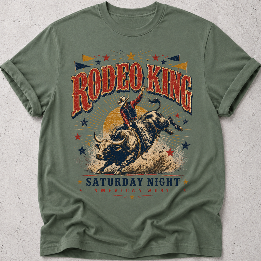 Rodeo King Saturday Night T-Shirt
