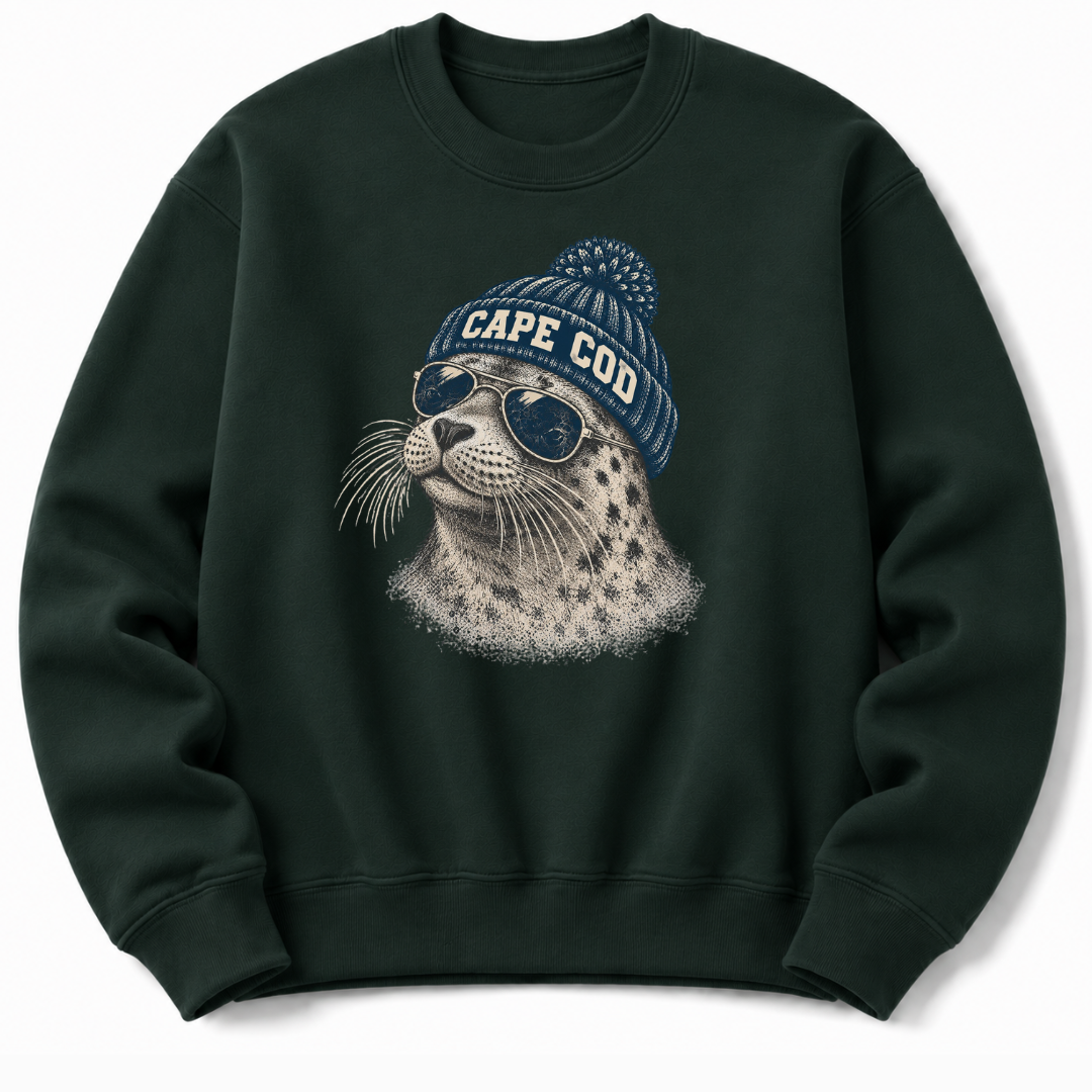 Otter Beanie Sweatshirt
