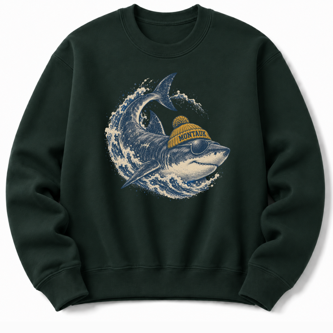 Shark Beanie  Sweatshirt