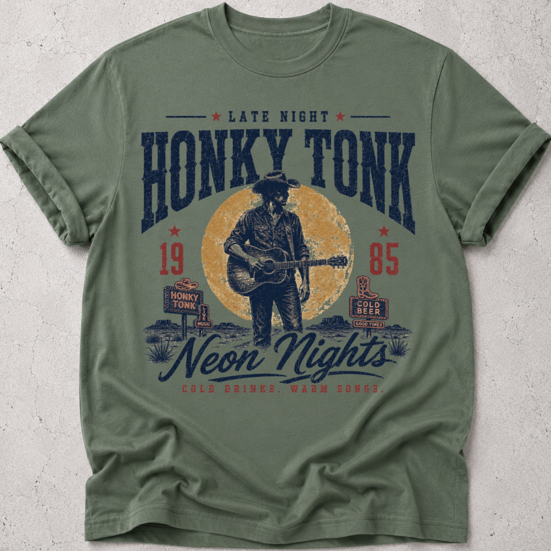 Honky Tonk Late Night Music T-Shirt