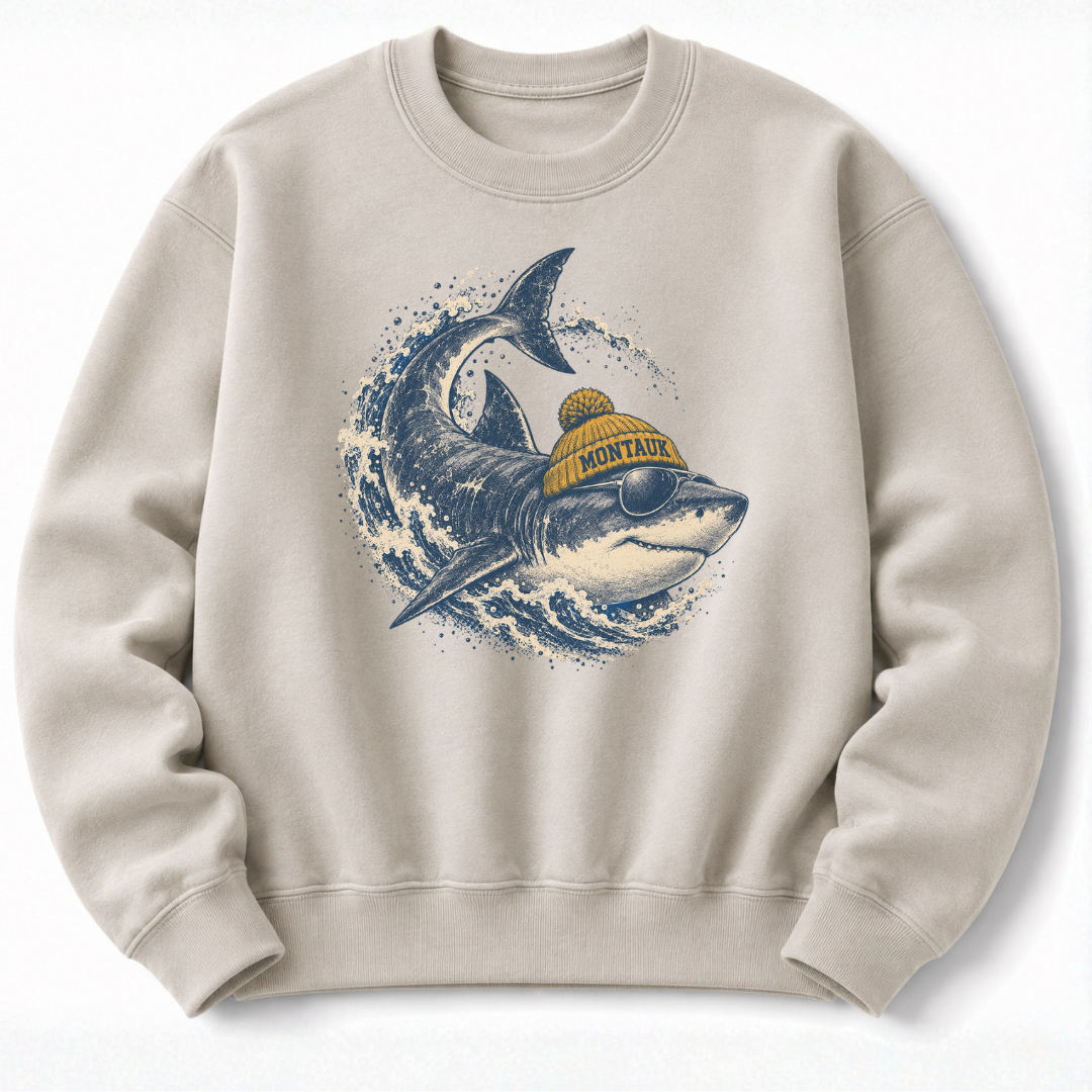 Shark Beanie  Sweatshirt