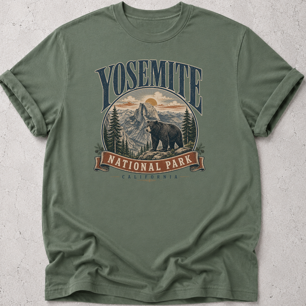 Yosemite  Bear Graphic T-shirt