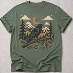 Folk Art Raven T-shirt