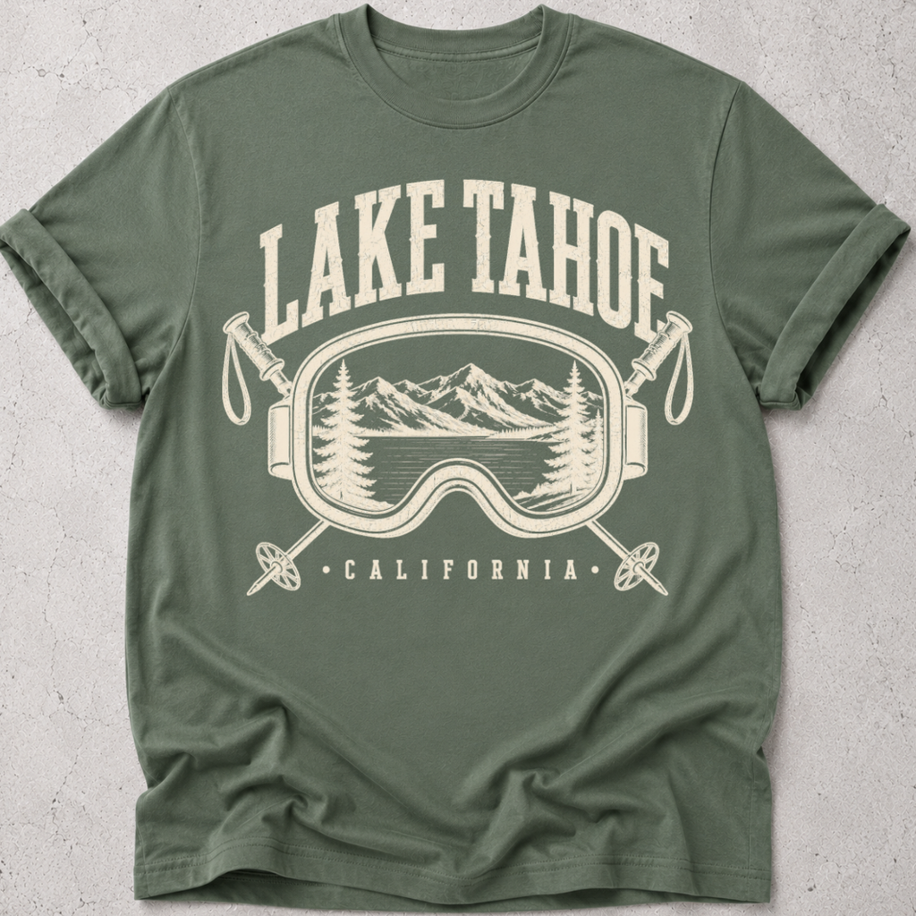 Lake Tahoe Ski T-Shirt