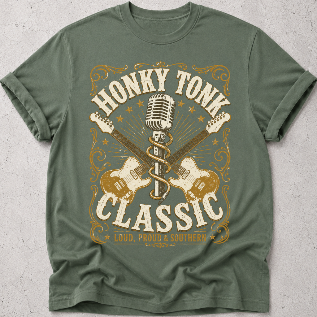 Honky Tonk Music   T-Shirt