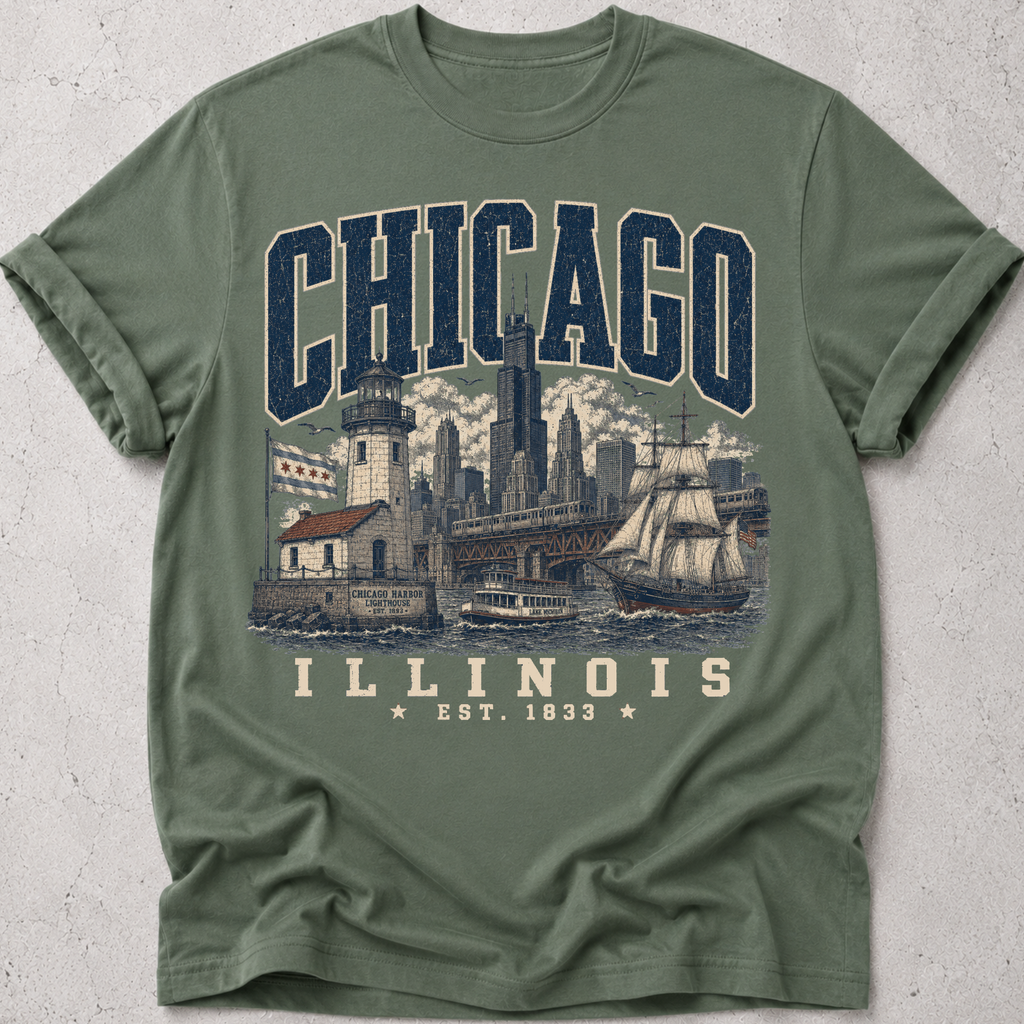 Chicago Cityscape  T-Shirt