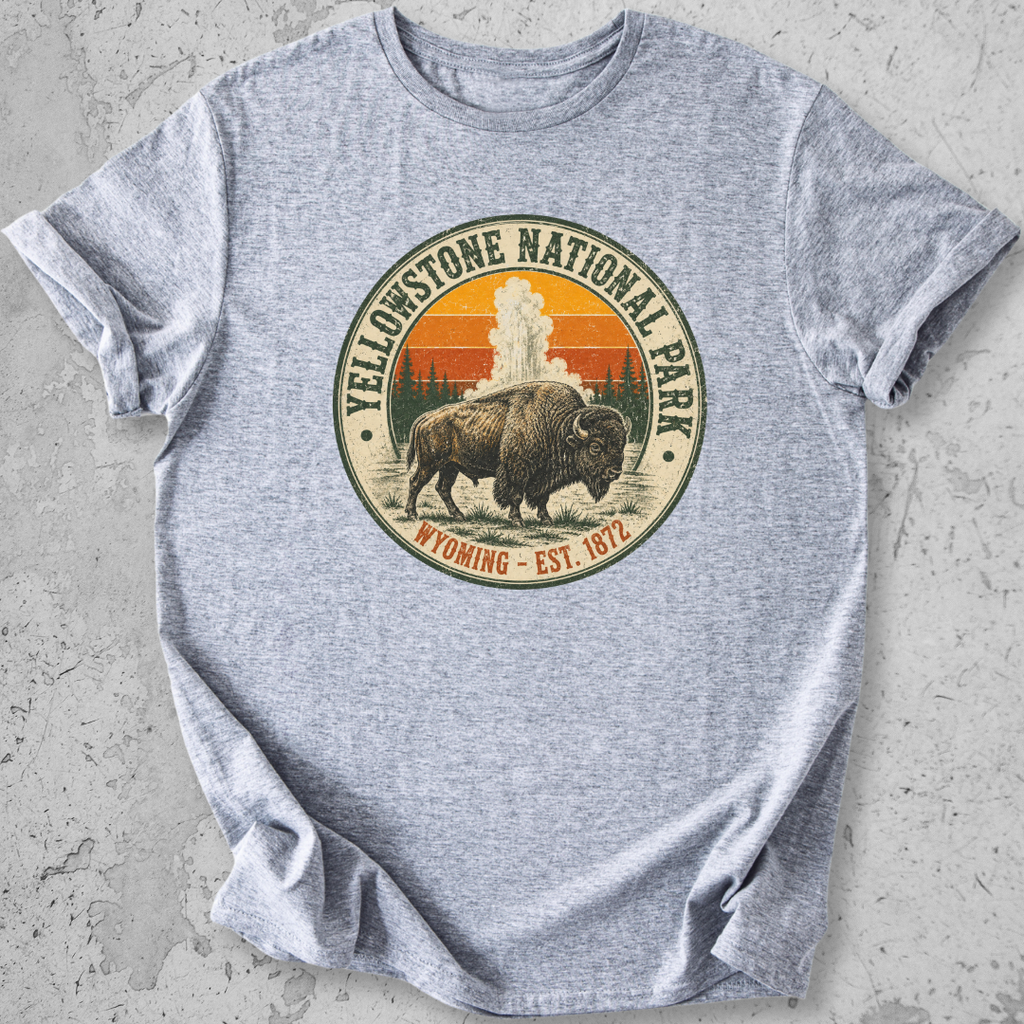 Yellowstone Medallion Bison T-Shirt