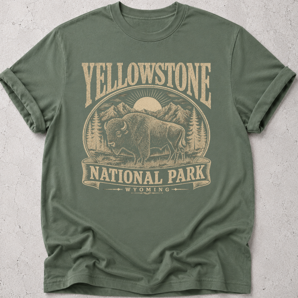 Yellowstone Retro T-shirt
