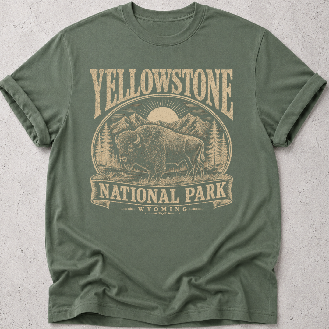 Yellowstone Retro T-shirt