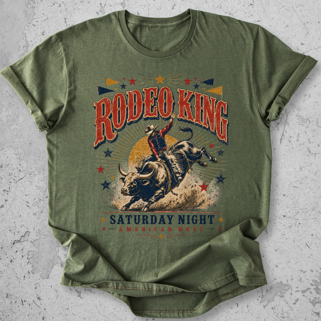 Rodeo King Saturday Night T-Shirt
