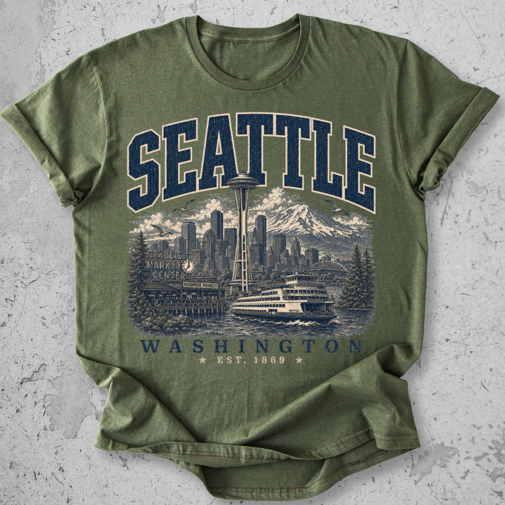 Seattle Cityscape T-Shirt