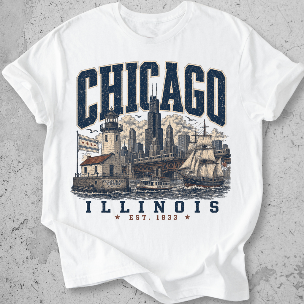 Chicago Cityscape  T-Shirt