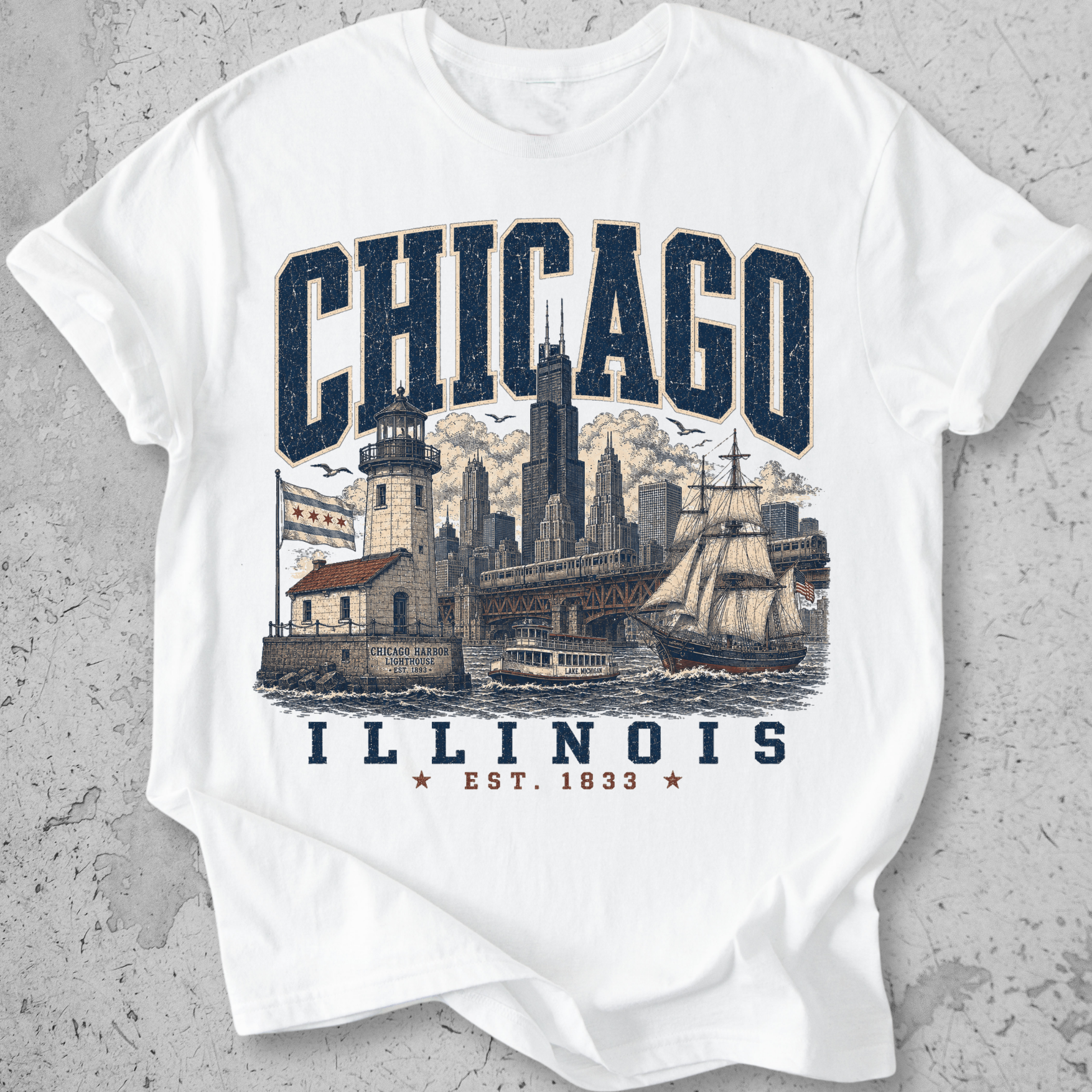 Chicago Cityscape  T-Shirt
