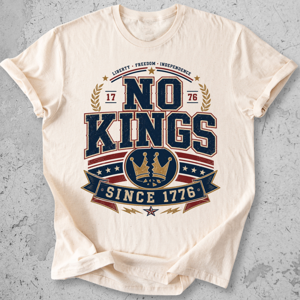 No Kings Varsity T-shirt