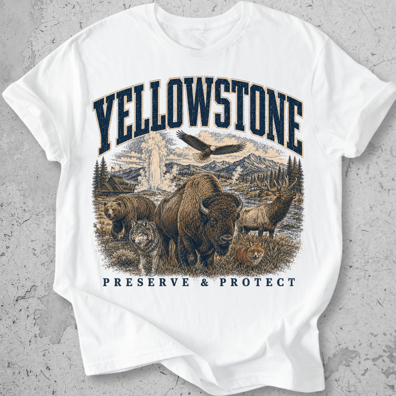 Yellowstone  Preserve & Protect  T-Shirt