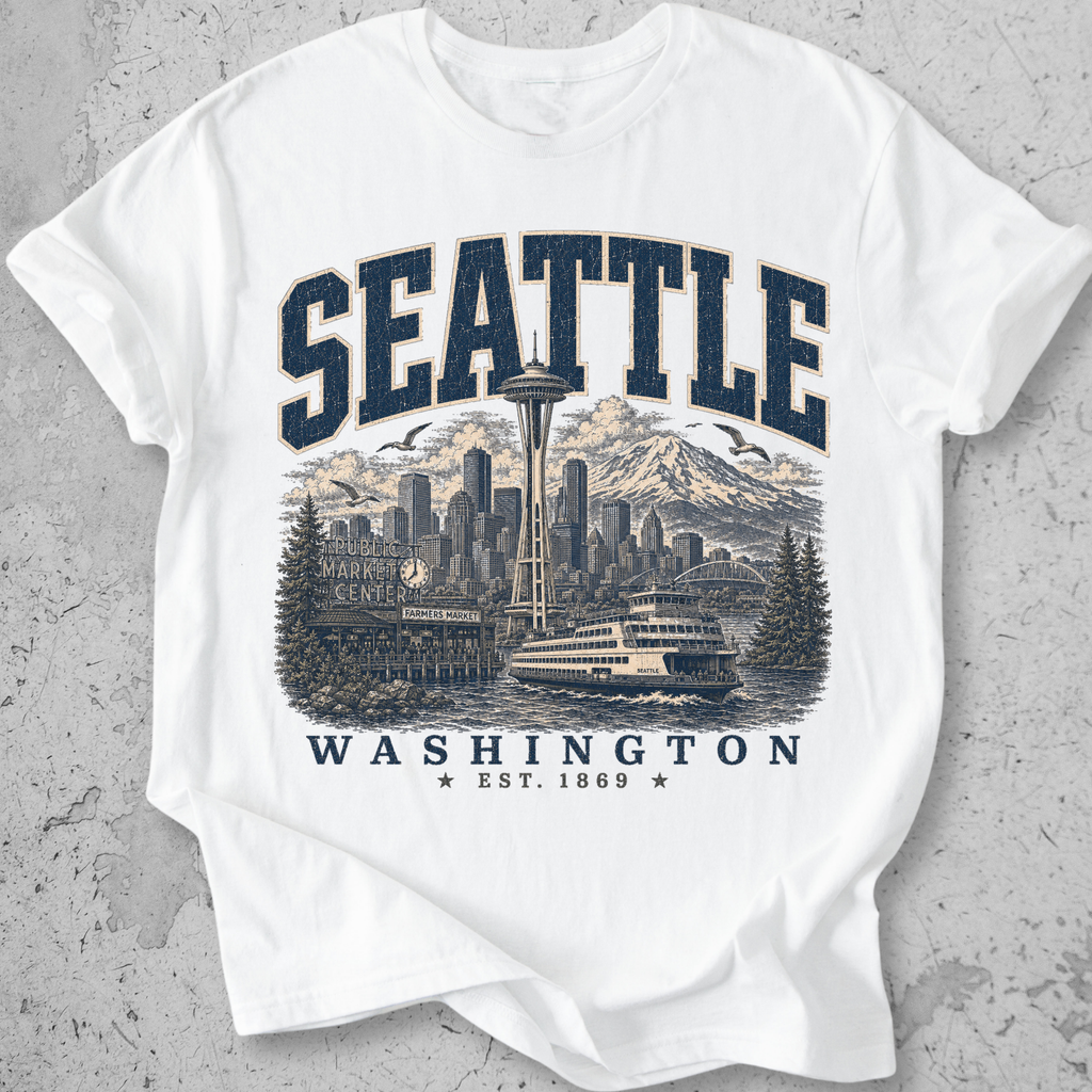 Seattle Cityscape T-Shirt