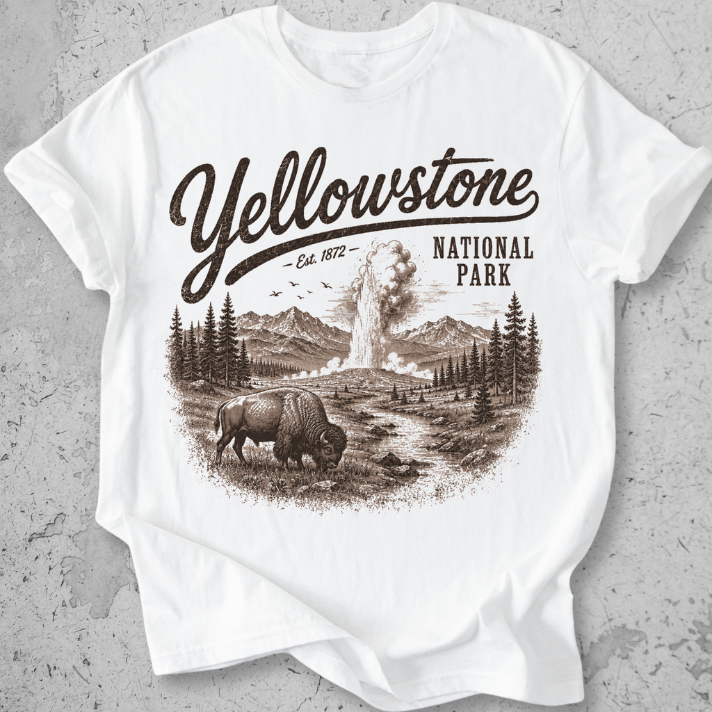 Yellowstone Vintage Bison T-Shirt
