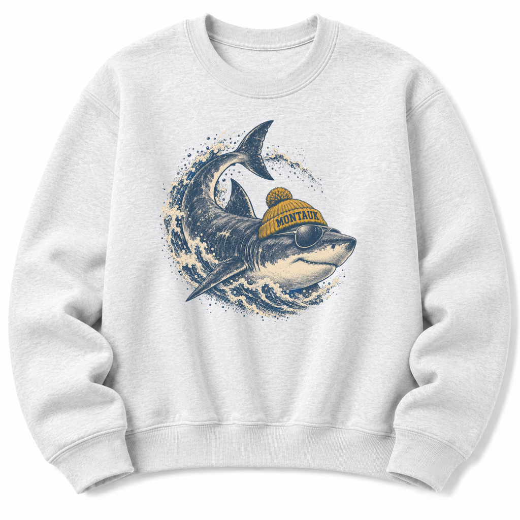 Shark Beanie  Sweatshirt