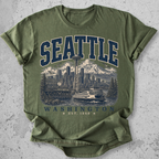 Seattle Cityscape T-Shirt