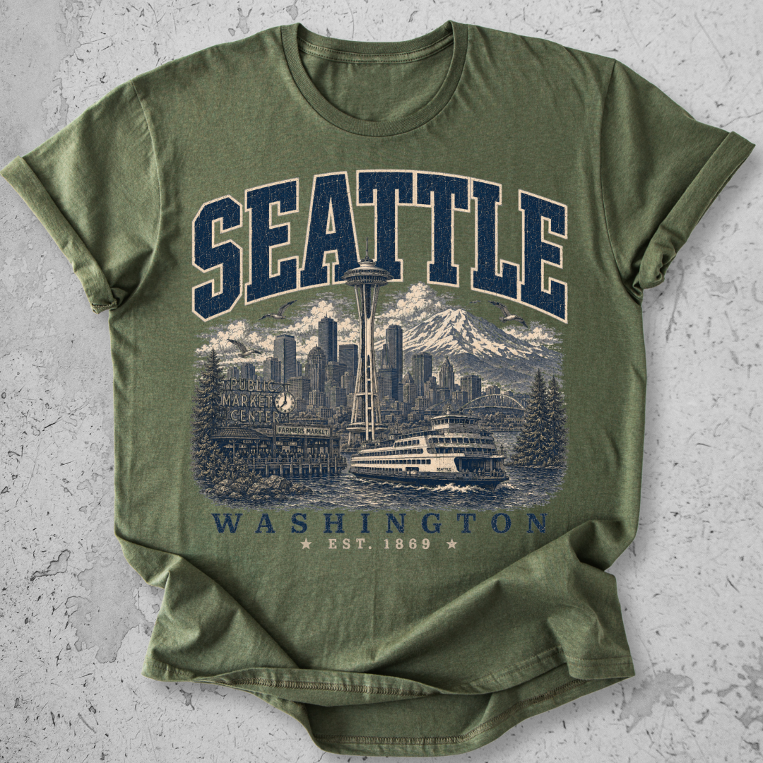 Seattle Cityscape T-Shirt